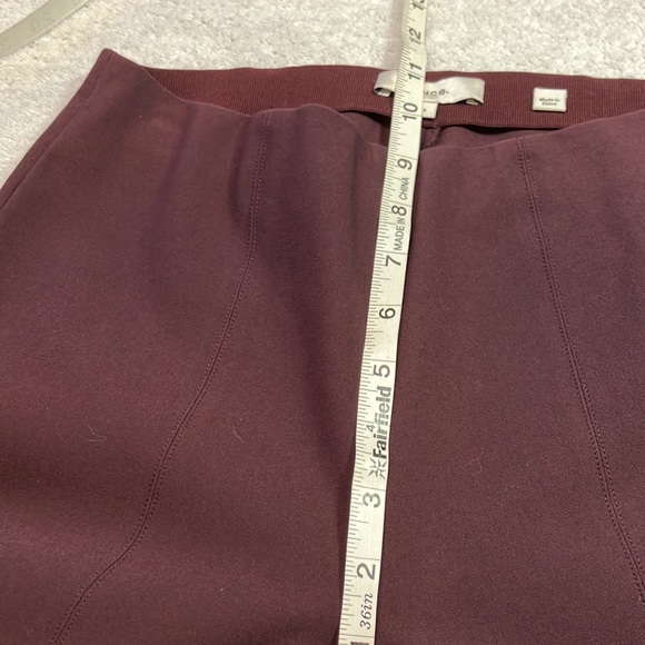 Vince maroon side zip seamed pants - Picture 7 of 9